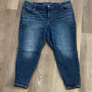 American Eagle Outfitters Dark Blue Skinny Jeans